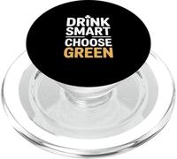 Drink Smart Choose Green St Patricks Irish Pub PopSockets PopGrip for MagSafe