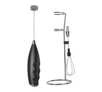 Drink Stirrer Electric,Manual Milk Frother - Portable Tea Steamer, Automatic Latte Foamer, Cordless for Camping, Baking, Protein Shake, Iced Drinks