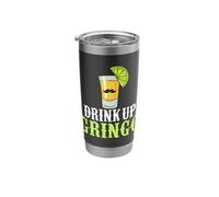 Drink up Gringo Funny Cinco de Mayo Stainless Steel Insulated Tumbler