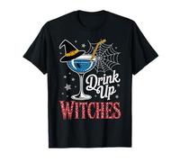 Drink Up Witches Funny Blue Lagoon Halloween Outfit Party T-Shirt