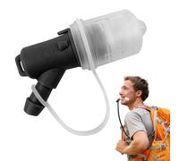 Drink Valve - 13.5g Bite Vave Comfortable Bite Vale for Drink Bags, Replacement Mouthpiece, Hydration Bladder, 135 Degree Rotary Grey | Porta Valves