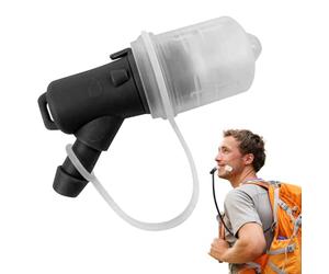 Drink Valve - 13.5g Bite Vave Comfortable Bite Vale for Drink Bags, Replacement Mouthpiece, Hydration Bladder, 135 Degree Rotary Grey | Porta Valves