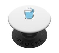 Drink Water - Stay Hydrated, H2O, Gym, Running, Workout, Jog PopSockets Adhesive PopGrip
