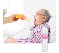 Drinking Aids Feeding Cup With Brush Flow Control Liquid Feeder Dysphagia Cup for Water Porridge Soup Fluid Drink Spoon Bottle Nursing Cups for Elderly Disabled Bedridden Patient Pregnant Maternity