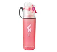 Drinking and Misting Water Bottle - Spray Water Bottle BPA Free, Unique Mist Lock Design, Portable Leak-Proof Spray Cup for Cycling Fitness Camping Hiking Outdoors Sports (Pink, 500ml)