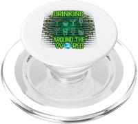 Drinking Around The World Travel Around The World Drinker PopSockets PopGrip for MagSafe