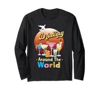 Drinking Around The World Travel Around The World Travelers Long Sleeve T-Shirt