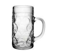 Drinking Beer Glass For Bars & Clubs Stein Classic Glassware 1.3L Pack Of 6