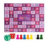 Drinking Board Games for Adults, Ultimate Drinking Game Set with Mat, Dice & Cards, Perfect for Girls Night Games, Adult Drinking Games & Parties, 2-8 Players Age 18+