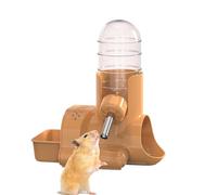 Drinking Bottle for Gerbils, Leak-proof Feeder, Drip-Free Roller Ball Design with Stainless Steel Attachment, Robust Material, Transparent Look, for Rabbits in the Cage