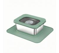 Drinking Bowl Dog Bowl Pet Water Bowl Pet Feeder Water Dispenser Control Disc And Built In Carbon Filtration In Stainless Steel Suitable For Homes High Traffic Pet Zones 10L, Green