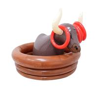 Drinking Buddies Bull Pool Float Ring Inflatable Pool Float Western Summer Adult Pool Toy FA-Bull-Lous Pool Floats for Adults, Last Pool Decorations 061250