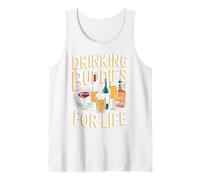 Drinking Buddies for Life Funny Beer Shirt Tank Top