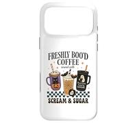 Drinking Coffee Late Lover Cozy Halloween Graphic Barista Case for iPhone 17 Pro Max