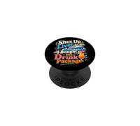 Drinking Cruise Ship Vacation Humor Cocktail Drink Package PopSockets Adhesive PopGrip