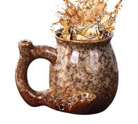 Drinking Cup,380ml Multifunctional Kitchen Drinkware,Ceramic Mugs for Tea - for Hot Cold Milk Ice Water Juice Latte Cocktail Girlfriend Boyfriend Husband Wife Mother Father