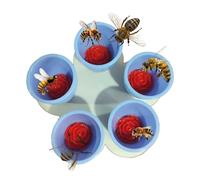 Drinking Cup For Bees, Bee Ins-ect Drinking Cup, Bee Cups For Thirsty Bees Garden, Bee Feeder, Bees Need Safe Places To Drink,Thirsty Pollinators Need A Drink, Bee Cups Pollinators, Colorful Bee Cups
