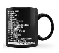 Drinking Cup I Think You Should Leave 55 Burgers 55 Fries Stoneware Coffee Mug Personalized Coffee Mug Durable White Mug with Handle for Cafe Milk 330Ml