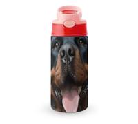Drinking Cups for Kids, Rottweiler Dogs Tongue Head Printed Kids Water Bottle,BPA-Free Insulated Water Bottle with Stainless Steel Leak Proof for School,Sport&Travel