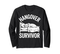 Drinking Dog Hangover Survivor Long Sleeve T-Shirt