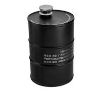 Drinking Flasks, Portable Beer Barrel Flagon, 750ml Leakproof Stainless Steel Flask, Sturdy Travel Drinkware for Fishing Hiking Camping Workplace Parties Gathering, 750ml