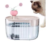 Drinking Fountain for Cats for Indoor Use 1.8 L, Quiet Mains with | Pet fountain for the kitchen, living room, apartment, play area and there