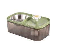 Drinking Fountain With Stainless Bowl Pet Water Dispenser With Recirculate Filtering For Water