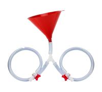 Drinking Funnel - Leak-Proof Beverage Funnel with Sealing Valve and Hose | Fun Drinkware for Group Activities, University Games, Spring Break Parties, Beach Trips, and Outdoor Gatherings
