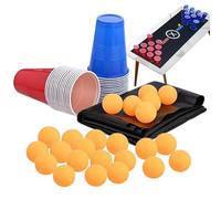 Drinking Game, Adult Table Game, 70.87x23.62 Inches, Party Set, Social Kit with Fun Competitive Tabletop Challenge for Home, Event Venue, Living Room, Friends Gathering, College Dorm, Celebration