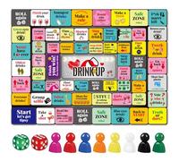 Drinking Game for Adults, Adult Mono-poly Board Game, Fun Drinking Party Games Set, Truth Or Dare Game Adult for 2-8 Players, Age 18+,Icebreaker Party Game for Parties