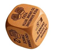 Drinking Games - Hilarious Challenge Dice Activity Set, Party Interaction Game with Random Fun Tasks, Engaging Social Entertainment Kit, Compact Group Play Design | Family Gatherings, College