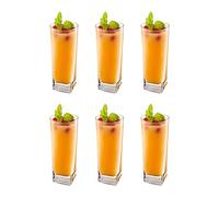 Drinking Glass 265ml Large Set of 6 Tumbler Water Juice & Whisky Corona Glassware Perfect for Home Restaurants Kitchen Cafe & Parties Dishwasher Safe…