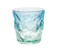 Drinking Glass Glacier Pattern Drinking Glasses, Gradient Glass Tumbler