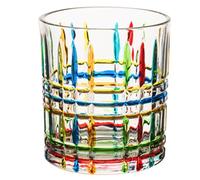 Drinking Glass Wine,Glass Coffee Cup Water Cup - Reusable Mug Aesthetic Accessories, Colorful Water Container for Beer Soda Tea Juice Whiskey Bourbon