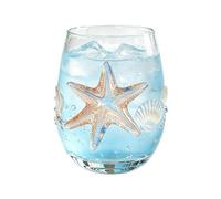 Drinking Glasses 100ml Handcrafted Coastal Stemless Juice Drinkware