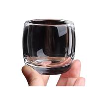 Drinking Glasses 80ml Crystal Glass Tea Cup Thickened Wine Transparent Master Single Set Cups Gifts for Wedding(6pcs)