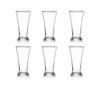 drinking glasses Clear Water Glasses Set of 6 for Beer Drinking Bliss(XXL)