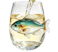 Drinking Glasses Lead-Proof Decorative Coastal Cup 350ml