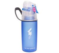 Drinking Misting Sports Water Bottle, Non-Toxic BPA Free & Eco-Friendly Tritan Copolyester, Fast Water Flow Opens with 1-Click, Portable Leak-Proof Spray Bottle for Cycling Fitness Camping Hiking