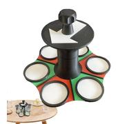 Drinking Roulette Game, Shot Glass Party Set, Fun Spinner Challenge, Interactive Bar Activity, Ideal for Home Entertainment, Camping, Couples, Singles, Bachelor Night, Halloween, Dating