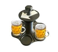 Drinking Roulette Game, Shot Glass Party Set, Fun Spinner Challenge, Interactive Bar Activity, Ideal for Home Entertainment, Camping, Couples, Singles, Bachelor Night, Halloween, Dating