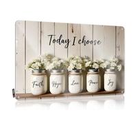 Drinking Signs Funny Choosing Faith, Hope, Love, Peace, And Joy Today Tin Sign Tin Signs For Bar Metal Signs For Man Cave(20X30CM)