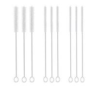 Drinking Straw Cleaner Brush Kit - (3-Size) 9-Piece Extra Long Pipe Cleaners, Straw Cleaning Brush For Tumbler, Sippy Cup, Bottle and Tube