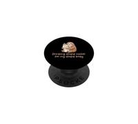Drinking Stupid Water For My Stupid Body Funny Sloth Meme PopSockets Adhesive PopGrip