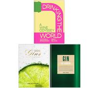 Drinking the World A Wine Odyssey, 101 Gins To Try Before You Die & Gin The Manual 3 Books Collection Set