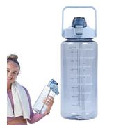 Drinking Water Bottles for Travel Time Markings, Travel Water Cup,