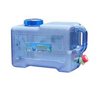 Drinking Water Container with Tap, 8L Portable Plas-tic Water Bucket with Handle, Water Bottle Carrier for Camping Outdoor Travel Van RV Home Emer-gency, Water Storage Tank, Water Dispenser Water Jug