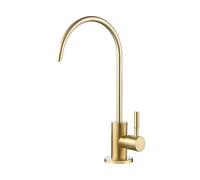 Drinking Water Filter Kitchen Faucet Cold Reverse Osmosis Brushed Gold Sink Mixer tap