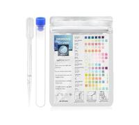 Drinking Water PH Test Kit - 50 Strips Comprehensive 16 in 1 Water Testing Kits/Home Water Quality Test Lead Test for Swimming Pool/PH Test Strips Water Quality Analysis for Manganese Nitrate Iron