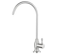 Drinking Water Tap, MIFULY Commercial Water Filtration Tap for Under Sink Water Filter System, Brushed Nickel Water Tap